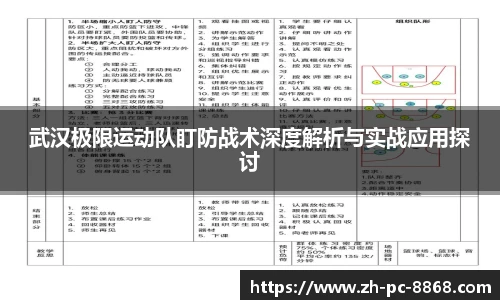 武汉极限运动队盯防战术深度解析与实战应用探讨